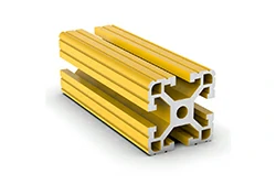 Желтый легкий алюминиевый профиль (экструзия) 1.5 x 1.5 .32