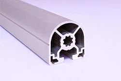 Алюминиевый профиль 45мм x 45мм с полукругом 10мм