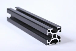 Black 30mm x 30mm 8mm Aluminum Extrusion