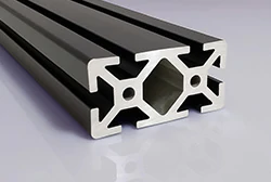 Black 40mm x 80mm 8mm Aluminum Extrusion