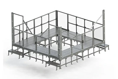 Stairs, platforms, and walkways