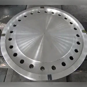 Aluminum forged disc with raised hub for torsional rigidity