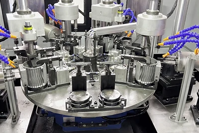 Interface plate aluminum forged disc with close tolerance