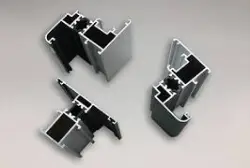 6061-T6 алюминиевый экструдированный профиль – крупный план