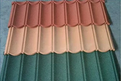 алюминиевая кровельная панель с цветным покрытием