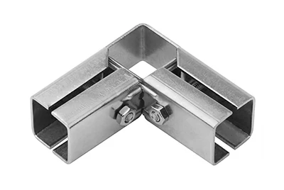 Фитинги для алюминиевых квадратных труб