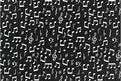 Анодированные алюминиевые листы с травленым узором Ноты