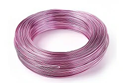 Ярко-розовая анодированная алюминиевая проволока