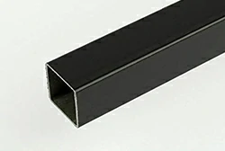 Черный алюминиевый коробчатый профиль