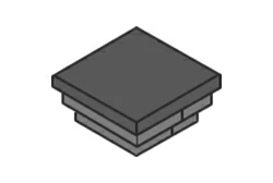 1/2″ Square End Caps