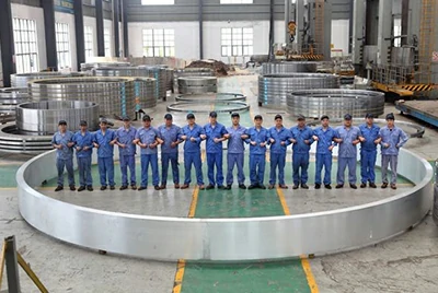 Large diameter forged ring