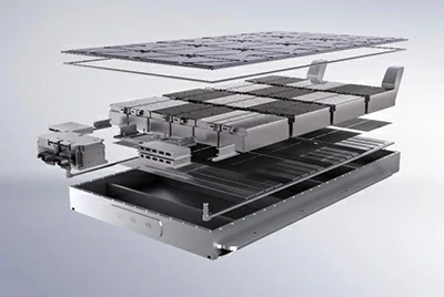 Сборка охлаждающей пластины аккумулятора для электромобилей