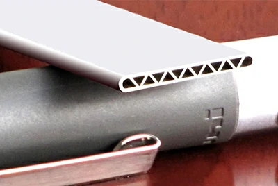 Zinc-coated aluminum tube