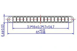 Охлаждающие пластины / Широкие многокамерные каналы охлаждения
