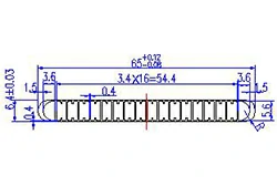 Охлаждающие пластины / Широкие многокамерные каналы охлаждения