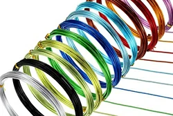 Anodized aluminum wire