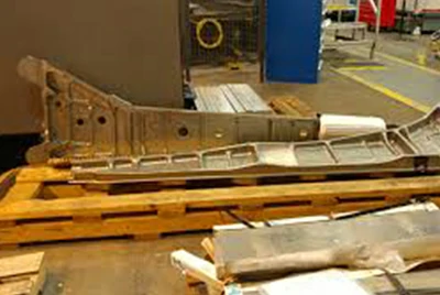 кованые детали фюзеляжа и крыла