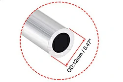 12mm Small aluminum tubing