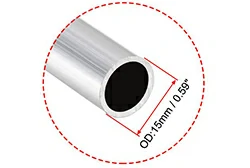 15mm Small aluminum tubing