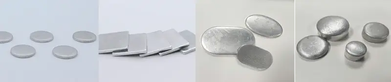 Формы алюминиевых заготовок