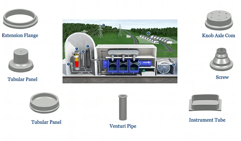 Компоненты для атомной энергетики