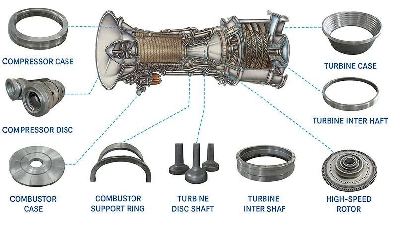 Компоненты газовых турбин