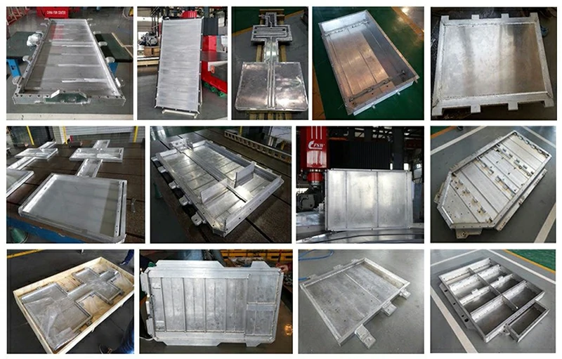 Finished battery tray profile molds and extrusion products