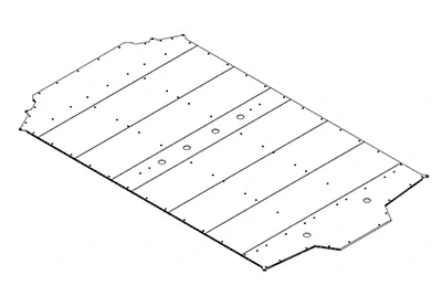 микроканальный профиль для защиты автомобильного днища