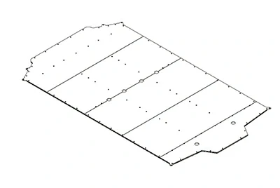 микроканальный профиль для защиты автомобильного днища