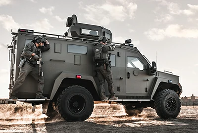 Машины с защитой от мин и засад