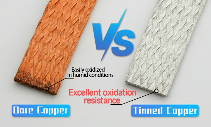 плетеный ремешок из луженой меди