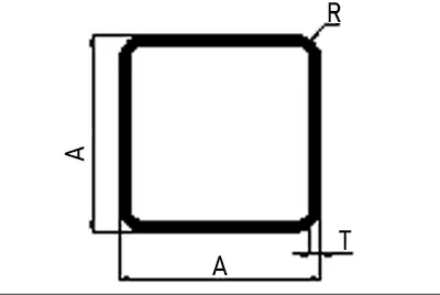 Пресс-формы для алюминиевых квадратных труб (со скругленными углами)