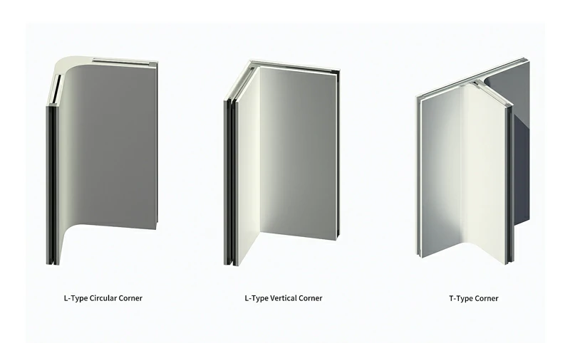 Галерея алюминиевого профиля чистой комнаты