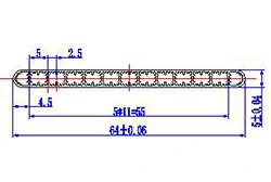 Охлаждающие пластины / Широкие многокамерные каналы охлаждения