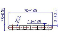 Охлаждающие пластины / Широкие многокамерные каналы охлаждения