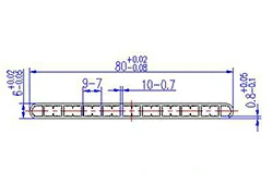 Охлаждающие пластины / Широкие многокамерные каналы охлаждения