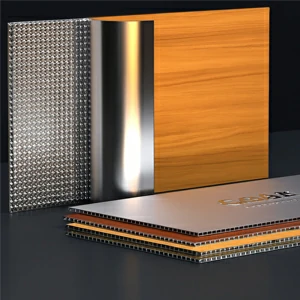 Потолок с 3D-алюминиевым сердцевином (панель с 3D-ядром)