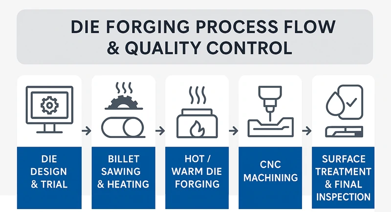 Процесс ковки и контроль качества при штамповке алюминия