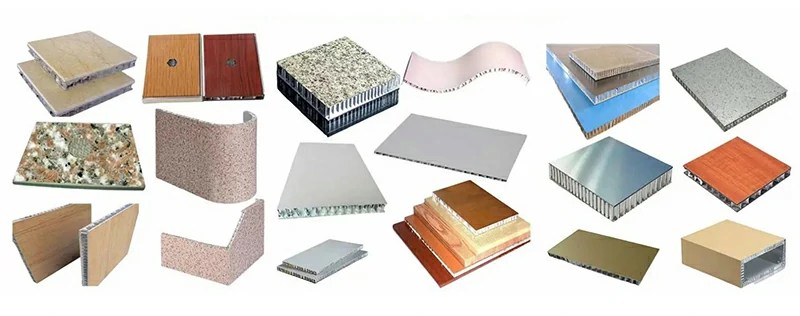 Структура сердечника соты и общий диапазон толщины