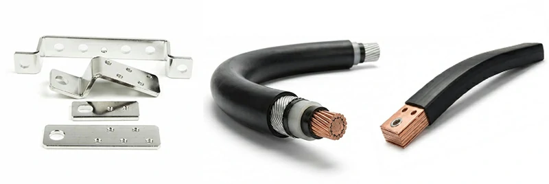 Шинный бар против кабеля против гибкого соединения